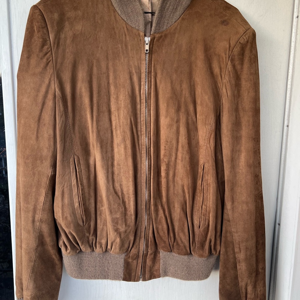 Brown Suede Women's Jacket